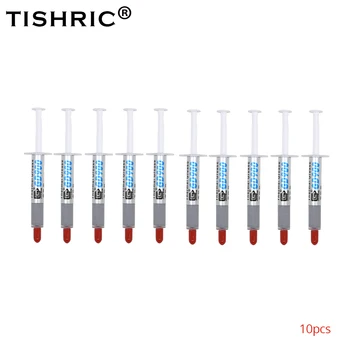 

TISHRIC 10pcs 3g GD900 Thermal Grease Paste Conductor Glue Heat Conducting Heatsink Plaster for CPU Cooler Computer Fan