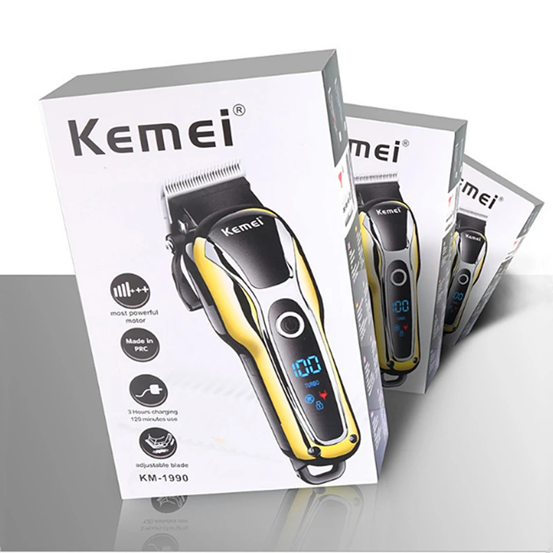  Rechargeable Hair Clipper 100-240V trimmer professional hair clipper hair cutting beard electric ra