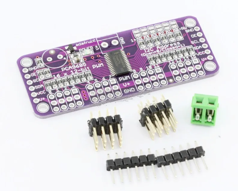 

16 Channel 12 bit PWM I2C Bus Robot Servo Control Board for PCA9685