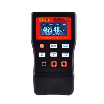 

Crystal Capacitance Inductance Table MLC500 Capacitance Meter High Precision 1% Digital Small Automatic Range Tester
