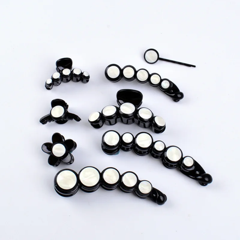

Fashion Pearl Shell Hairpins for Girl metal Hair Clip Hair pins Large Medium Small hair accessories