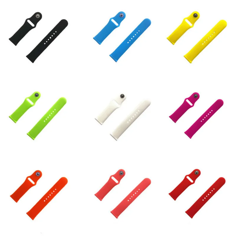 

Watch Strap for Apple Watch Sports Soft Silicone Replacement Bracelet Strap 38mm 42mm Watchband for iWatch