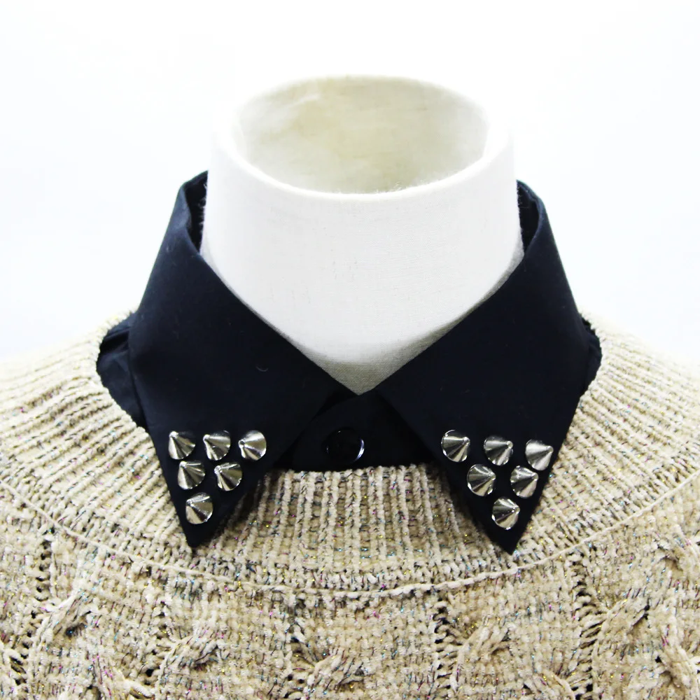 

2014 New Fashion false collar shirt collar white& black blouse shirt detachable collars