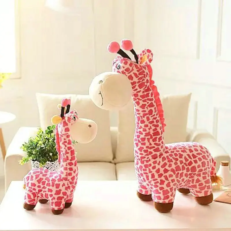 40-80 см мультфильм Плюшевый Жираф Sika олень украшение для комнаты детские игрушки животные мягкие куклы игрушки для детей