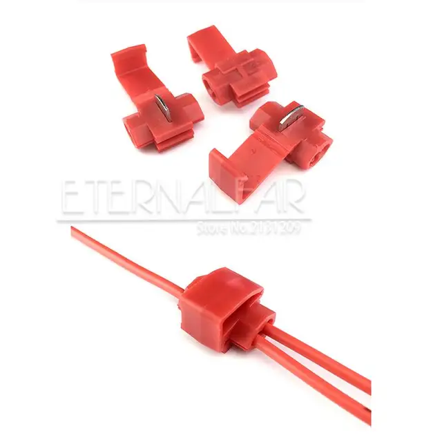 5V-220V Line Connector 10-24A Terminal Joint Blue Red Quick