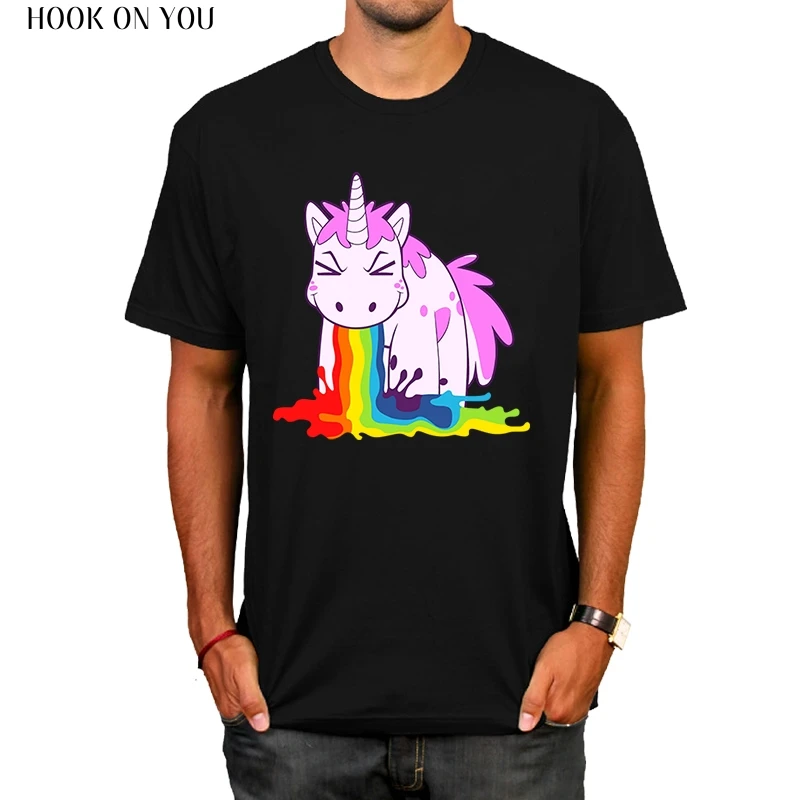 

short sleeve brand unicorn t shirt men women 2019 summer funny streetwear animal homme cotton casual t-shirt clothes