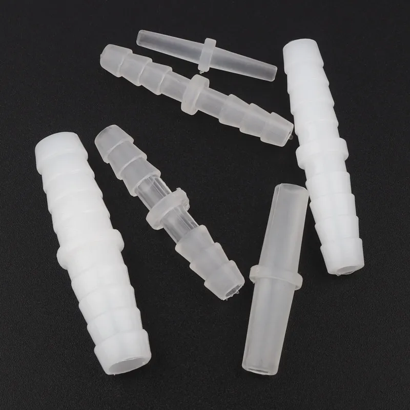 Wholesale 100pcs/lot 3-10mm Plastic Connectors Flat Mouth/Pagoda Hose Joints Drip Irrigation Aquarium Tank Air Pump Aerator Part | Дом и сад