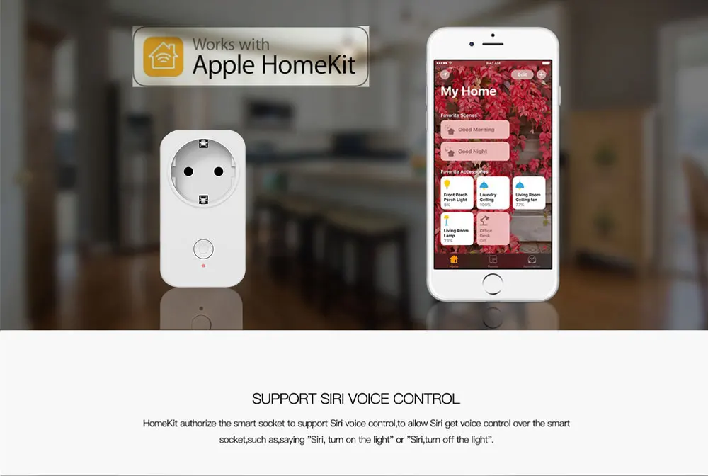 Смарт-розетка Timethinker с Wi-Fi для Apple Homekit, штепсельная вилка европейского стандарта, работает для Alexa Google Home, приложение Siri, голосовой пульт дистанционного управления, русский запас