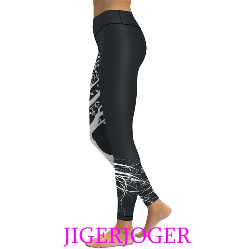 tree of life black yoga legging (3)_