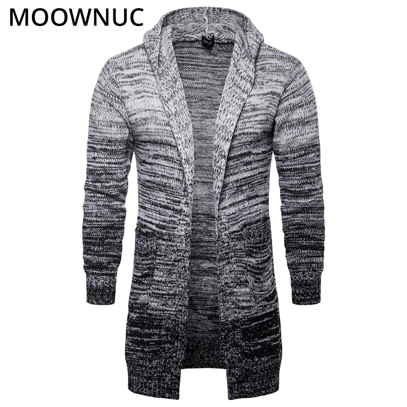 

Fashion Sweater Cardigan Male Solid Cotton Smart Casual New Autumn Slim Keep Warm Homme Cardigan Men Modish Sweater MOOWNUC MWC