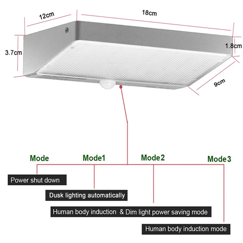Movido a Energia Livre à Prova Luz de Rua ao ar 600lm para Decoração e de Segurança Novidades Arrival Leds Solar Motion Sensor Lâmpada d' Água 3.2 v 4 w 2020 5 solar motion sensor lâmpada luz de rua