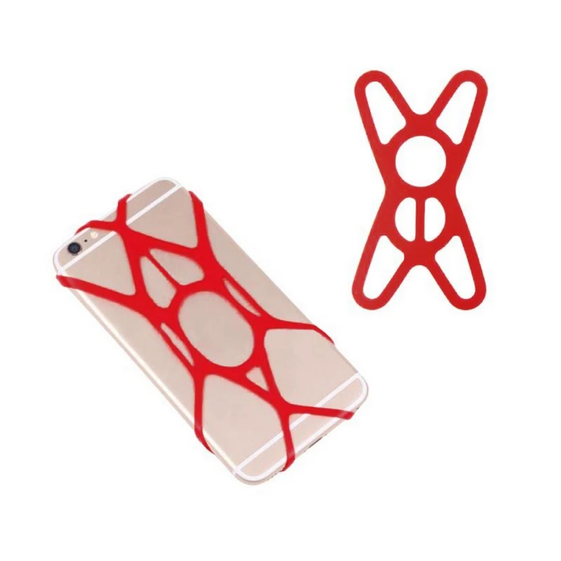 Universal Bike Bicycle Mount Holder MTB Motorcycle Handlebar For Cell Phone Anti-Slip Silicone bands Stand For Xiaomi Redmi Note