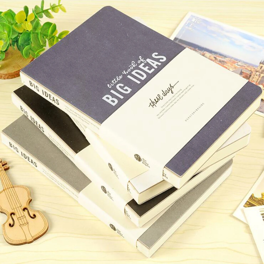 

BIG IDEAS Series Nude Blank Notebook Office School Schedule Stationery Supply Planner Organizer Multi-functional Book Diary