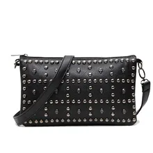 Мягкие женские сумки-мессенджеры с заклепками; кожаная сумка с длинным ремешком; клатч; дизайнерская сумка высокого качества; женские сумки на плечо