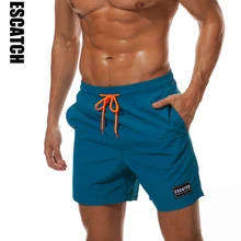 Новые популярные однотонные Шорты для плавания для мужчин на шнуровке пляжные шорты мужские шорты для серфинга пляжные шорты купальный костюм мужские плавки