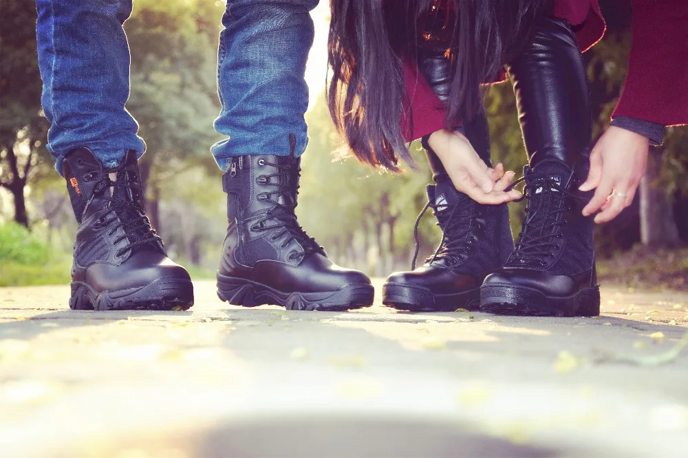 Женские армейские военные камуфляжные ботинки для походов|combat tactical boots|military
