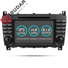 Isudar Car Multimedia Player GPS Android 8.1 2 Din DVD Automotivo For Mercedes/Benz/Sprinter/W203/A180/Viano/Vito/A-class Radio