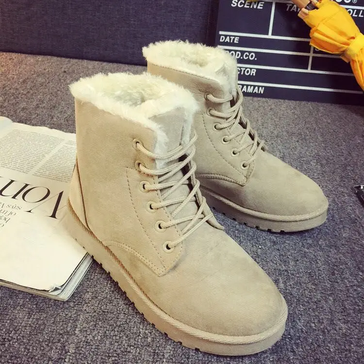 Winter Korean student snow boots female short boots short tube warm