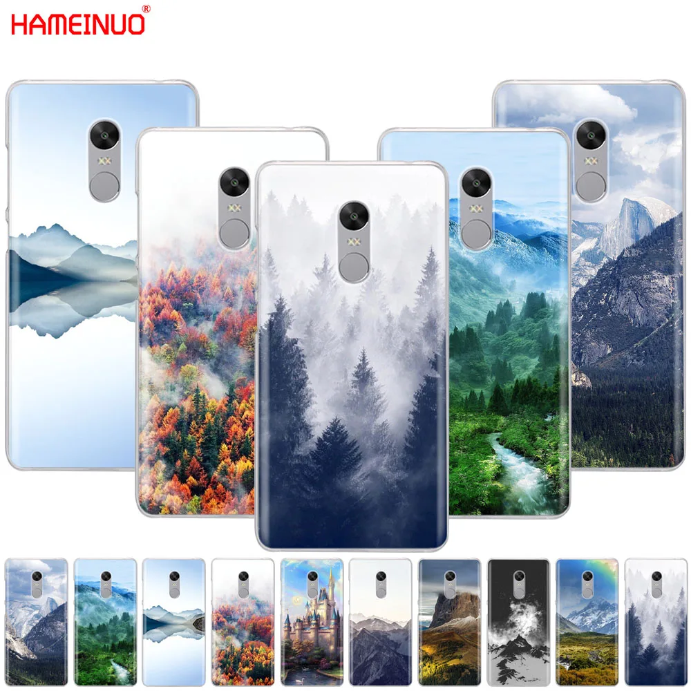 

HAMEINUO Mountain Forest Clouds Cover phone Case for Xiaomi redmi 5 4 1 1s 2 3 3s pro PLUS redmi note 4 4X 4A 5A