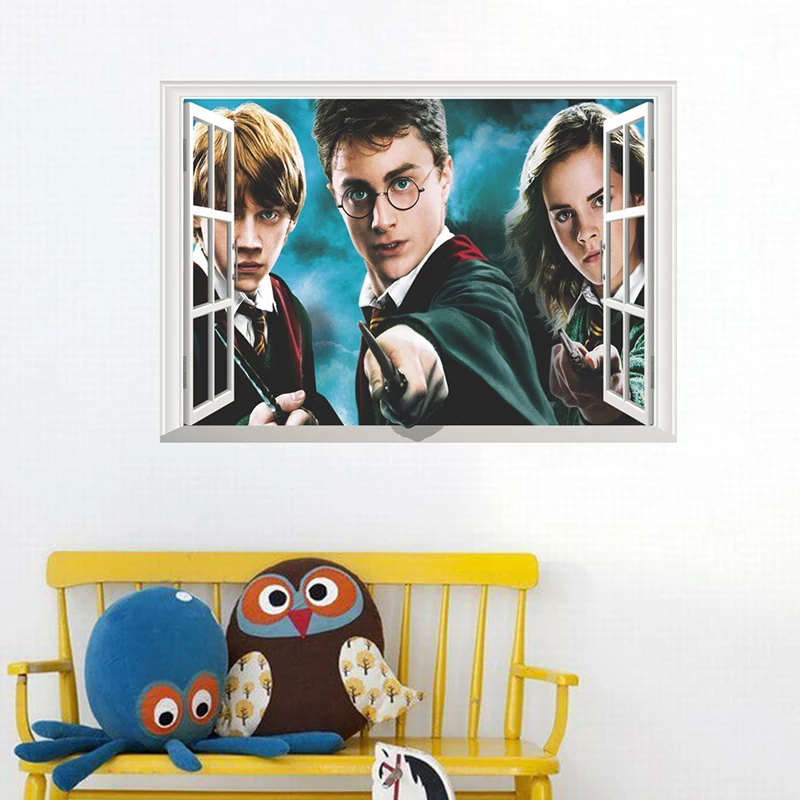 Buy Harry Potter Hogwarts Decorative Wall Stickers 3D