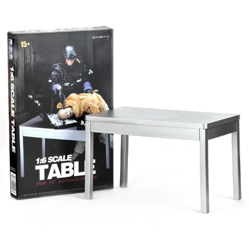 

1/6 scale Silver Table hard plastic Stable for 12" Action Figure