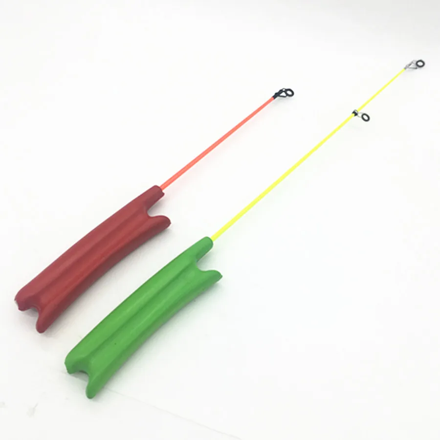 المحمولة جيب الجليد الصيد قضبان البسيطة الشتاء الصيد قضبان قضيب كومبو القلم القطب الطعم السحر معالجة الغزل الصب قصبة الصيد