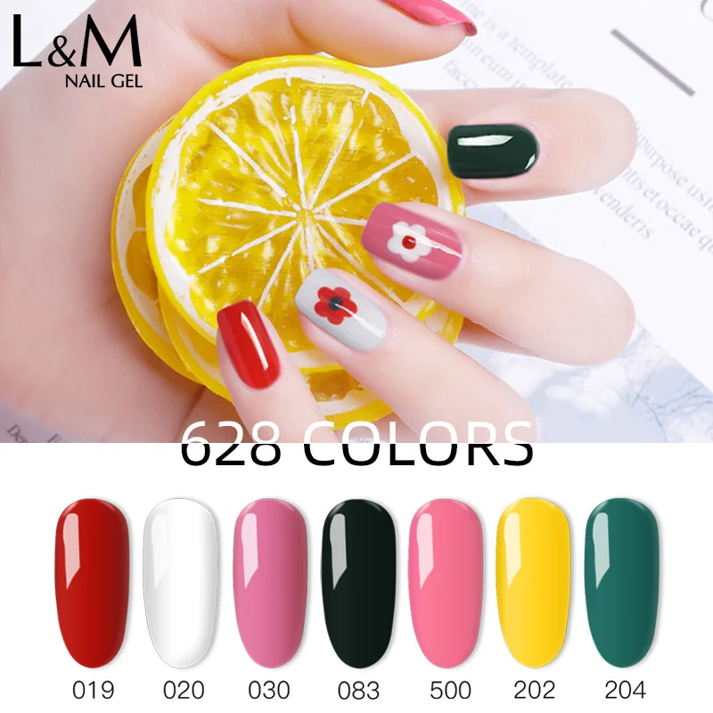 Gelpolish Gelartist 젤 네일 광택제 바니시 세트, 아름다운 전문 네일 뷰티 컬러, UV 젤 광택제 젤, 15ml, 6 개