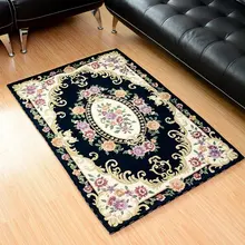 QANHU коврик с цветами спальня комната ковер Противоскользящий смешанный вышивка Плетеный Ковер и пол коврик сложенная коллекция