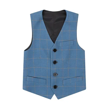 

Boys Classics Vest Fashion Kids Formal Waistcoat for Wedding Party Performance Costume High Quality School Children Banquet Wear