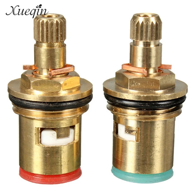 2pcs Standard 1/2 Ceramic Faucet Cartridge Water Mixer Tap Inner Faucet
