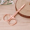 Stainless Steel Makeup Eyebrow Trimmer Scissors Cutter Hair Eyelash Remover Rose gold Trimmer Makeup Tools Women Beauty Tools 2