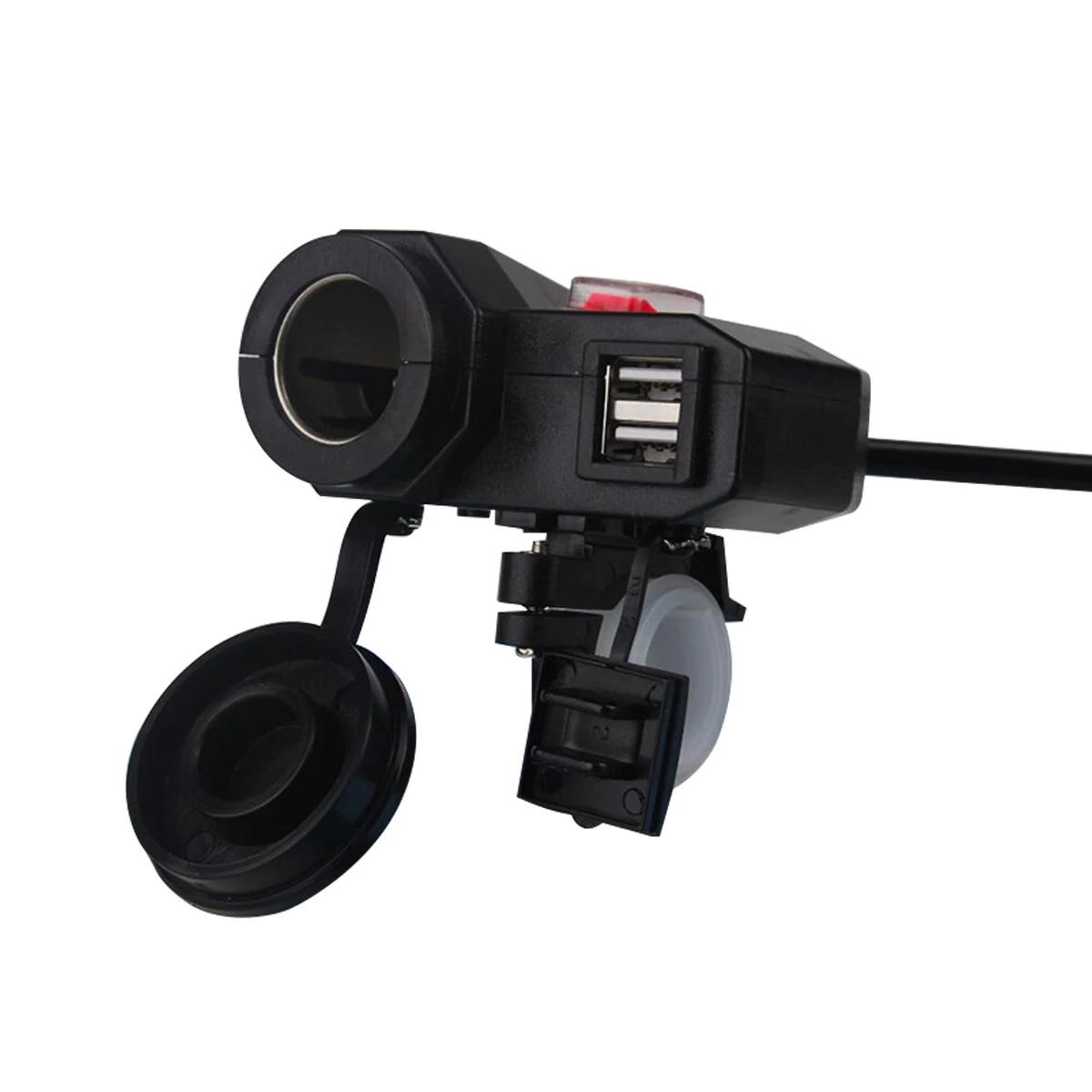SOONHUA 12V-24V Car Auto Motorbike Charger Dual USB Chargers Power Socket Phone GPS Waterproof Design For Phone Tablet GPS SOONHUA 12V-24V Car Auto Motorbike Charger Dual USB Chargers Power Socket Phone GPS Waterproof Design For Phone Tablet GPS
