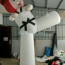 Мультяшный персонаж каратэ человек реклама надувной тхэквондо мальчик для боевых искусств Спорт