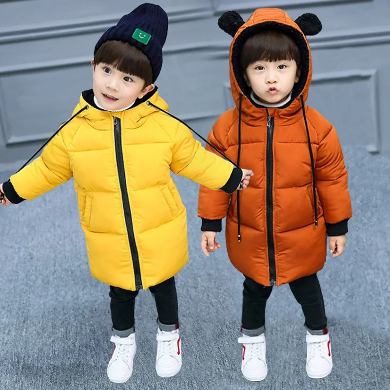 

2019Children's Garment Children Cotton-padded Clothes Thickening Loose Coat Children Winter New Pattern clothes free shipping