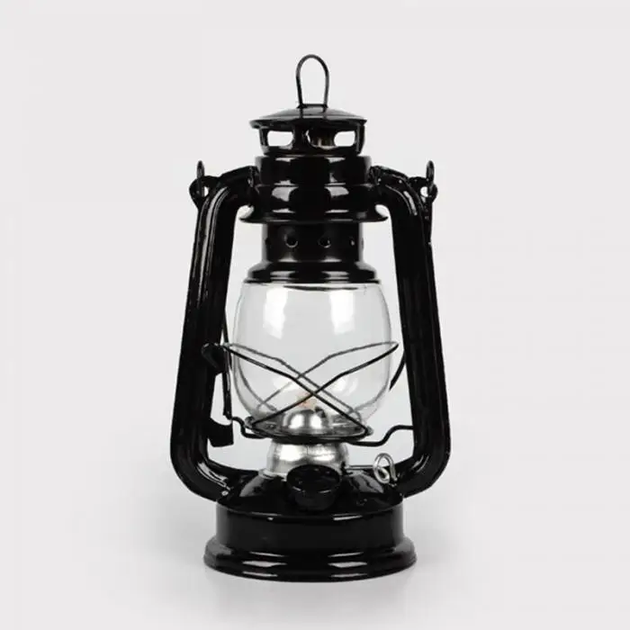 Ретро Классический керосиновая лампа 4 цвета фонари керосин фитиль Портативный огни украшение LB88