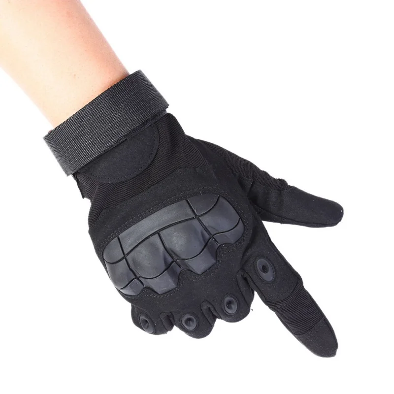 Противоскользящие резиновые перчатки на весь палец, зимние теплые тактические перчатки с сенсорным экраном, военные, армейские, для стрельбы, страйкбола, боевые