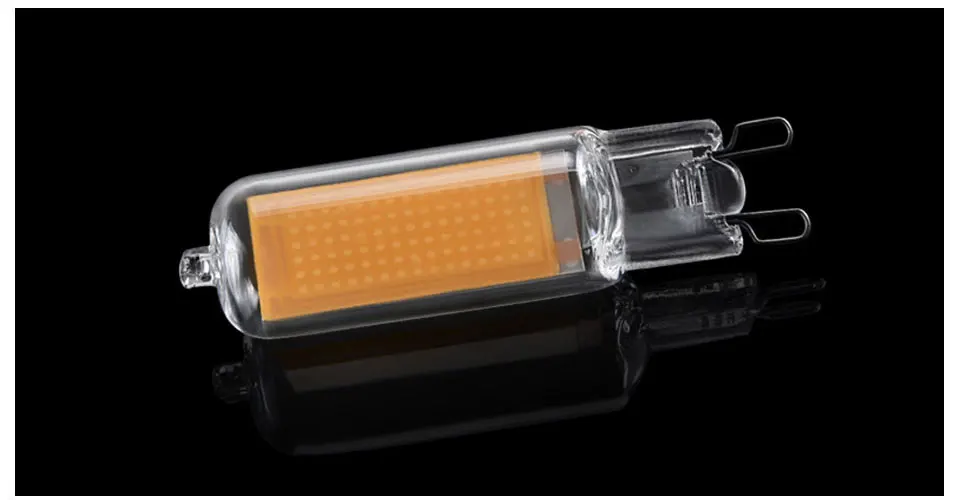 EeeToo Night Light LED Lamp G9 220V COB Glass Body LED Bulb Tubes 5W 7W 9W Night Light Lamp for Bedroom Replace Halogen Lighting (8)