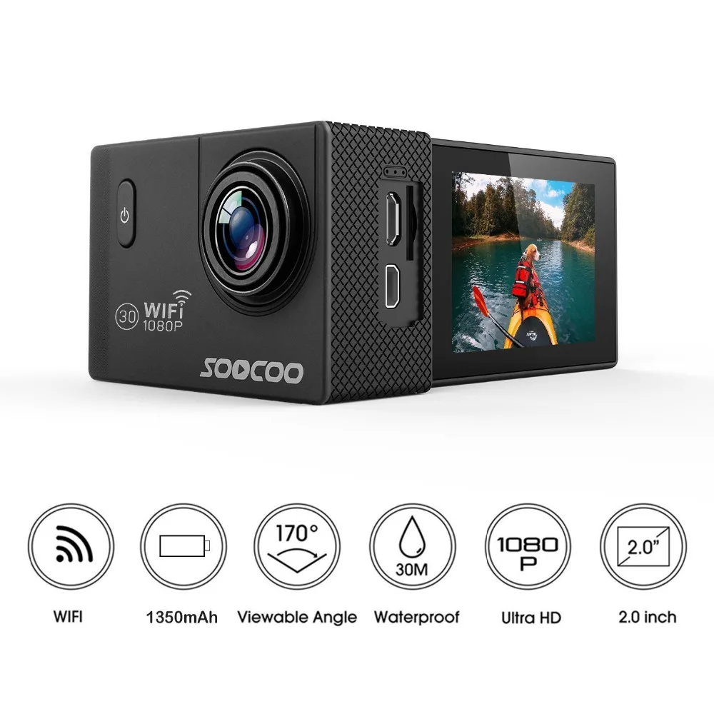 Экшн камера SOOCOO s100