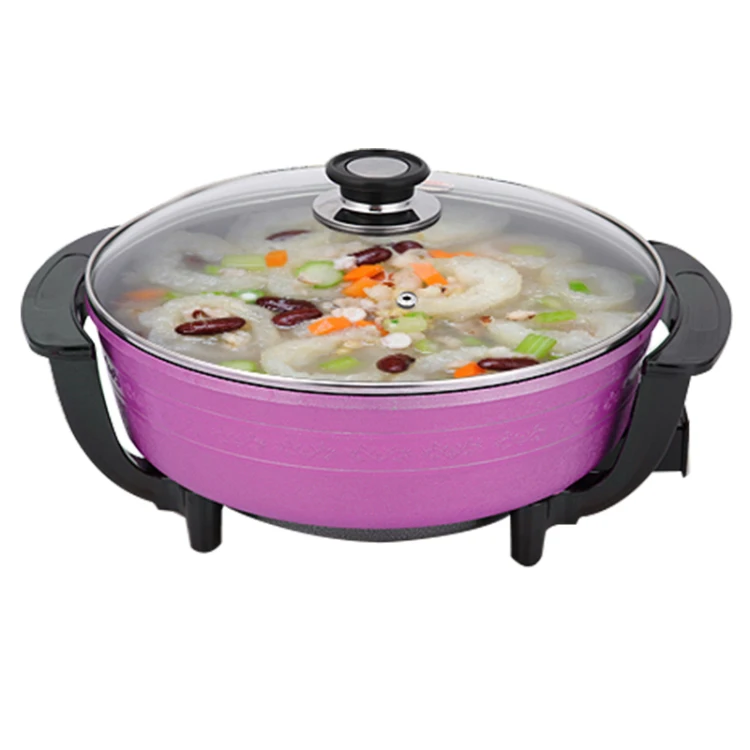 2017 Steamer Pot Multifunction Electric Frying Pot Non smoke Non stick