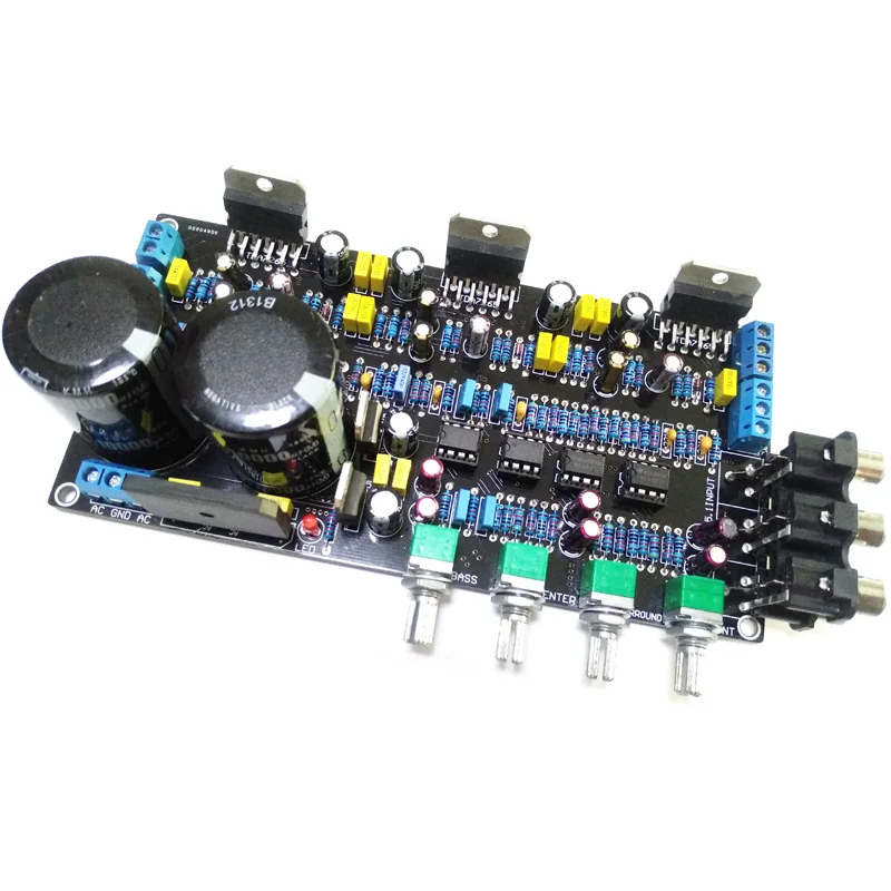 TDA7265 5 1 полный усилитель плата bass woof домашний кинотеатр 6 канальный HIFI