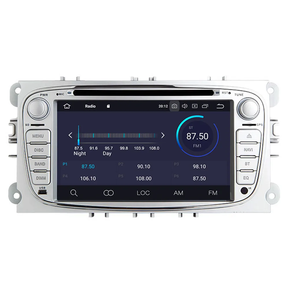 Автомобильный DVD плеер Aotsr Android 9 0 с GPS навигацией для Ford Focus 2004 2011 мультимедийный 2