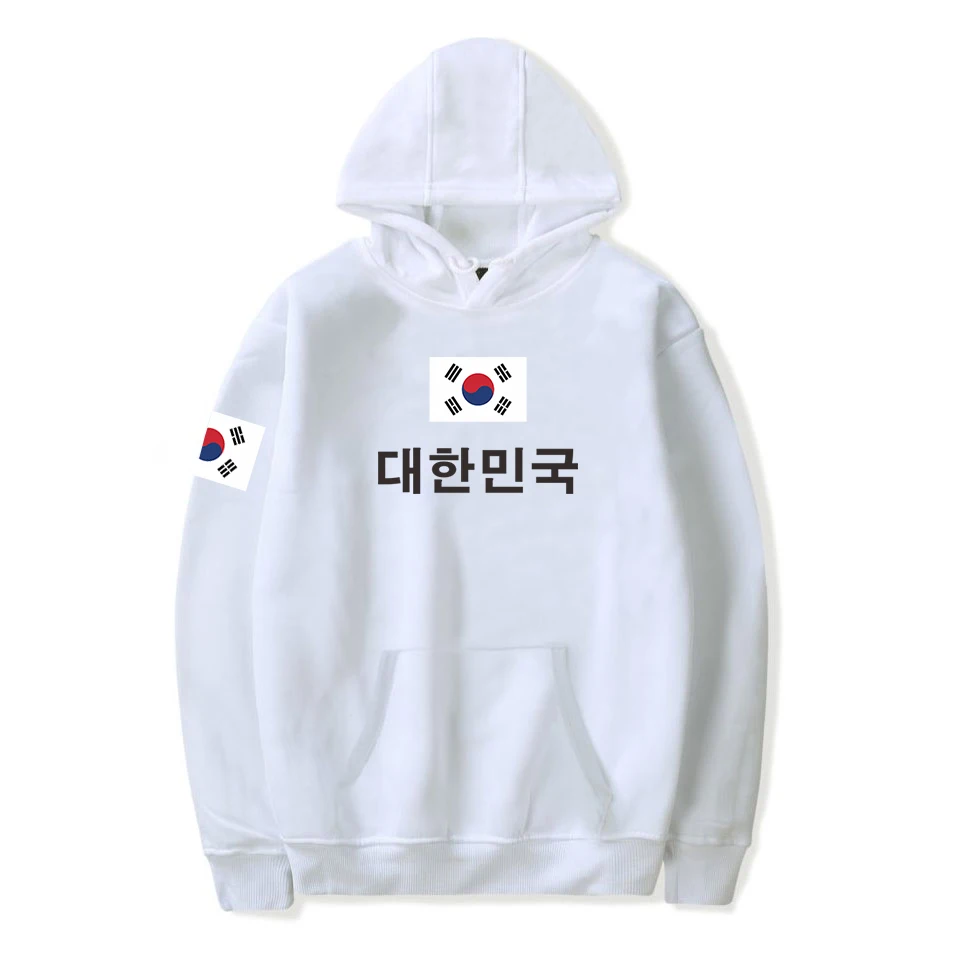 2019 New Fashion South Korean National Flag Pringitng Pullover Sweatshirt 4XL Plus Size Hoodies Republic Of Korea Flag Clothes