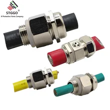 Гидрофобные IP 68 металлические M12* 1,5 мм вентилируемые наружные корпуса Кабельные сальники