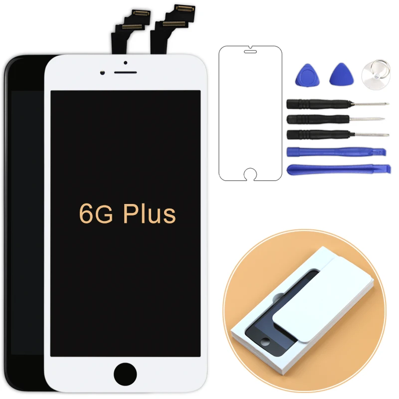 

5.5" For iPhone 6 Plus LCD Display 100% Test AAA Quality For iPhone 6+ Touch Screen Digitizer Assembly Display Replacement +Tool