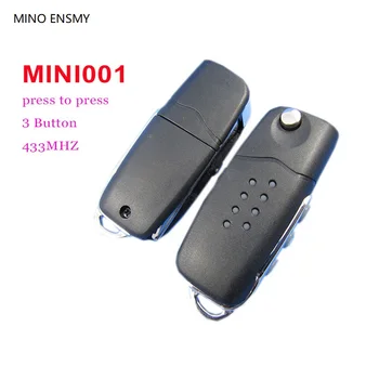 

Auto remote control retrofit MINI001 Fixed Frequency 3 Button Press to Press Remote 433MHZ 10pcs/lot Free Shipping