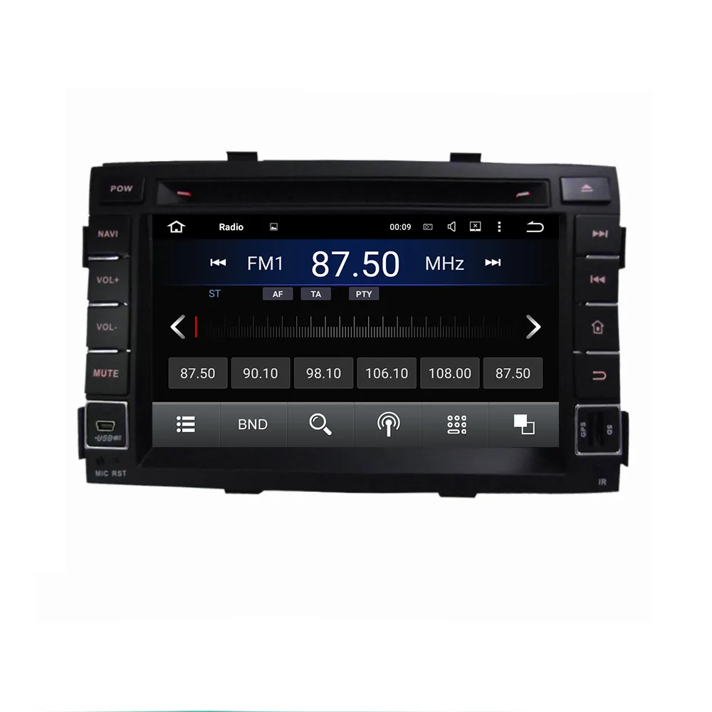Cheap KLYDE 7" 2 Din 8 Core Android 8.0 Car DVD Player For KIA SORENTO 2011 Car Multimedia Player 32GB 1024*600 Car Radio 3