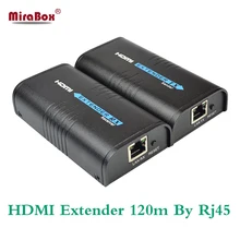 TCP IP HDMI Ethernet Extender Over Cat5/5e/6 UTP STP LAN Cable Rj45 Network 120m TX RX HDMI Transmitter and Receiver over IP