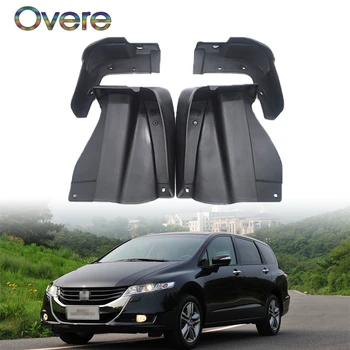 

Overe Car Front Rear Mudguards For 2009 2010 2011 2012 2013 Honda Odyssey JDM Car-styling Mudflaps Accessories 1Set Mud Flaps
