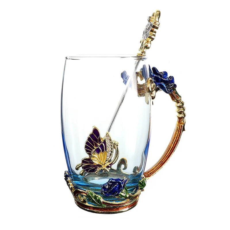 Blue-Rose-Enamel-Crystal-Cup-Flower-Tea-Glass-High-grade-Glass-Water-Cup-Flower-Mug-with (5)