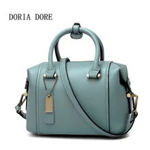 DORIA DORE Pequeña Almohada De Cuero Genuino Bolsos Mujeres de La Venta Caliente Famosa Marca Crossbody Del Hombro Bolsos de Embrague de Las Señoras Del Partido